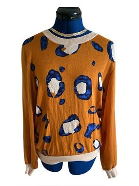 NWT 3.1 Phillip Lim For Target Sweater Leopard Print - SZ L